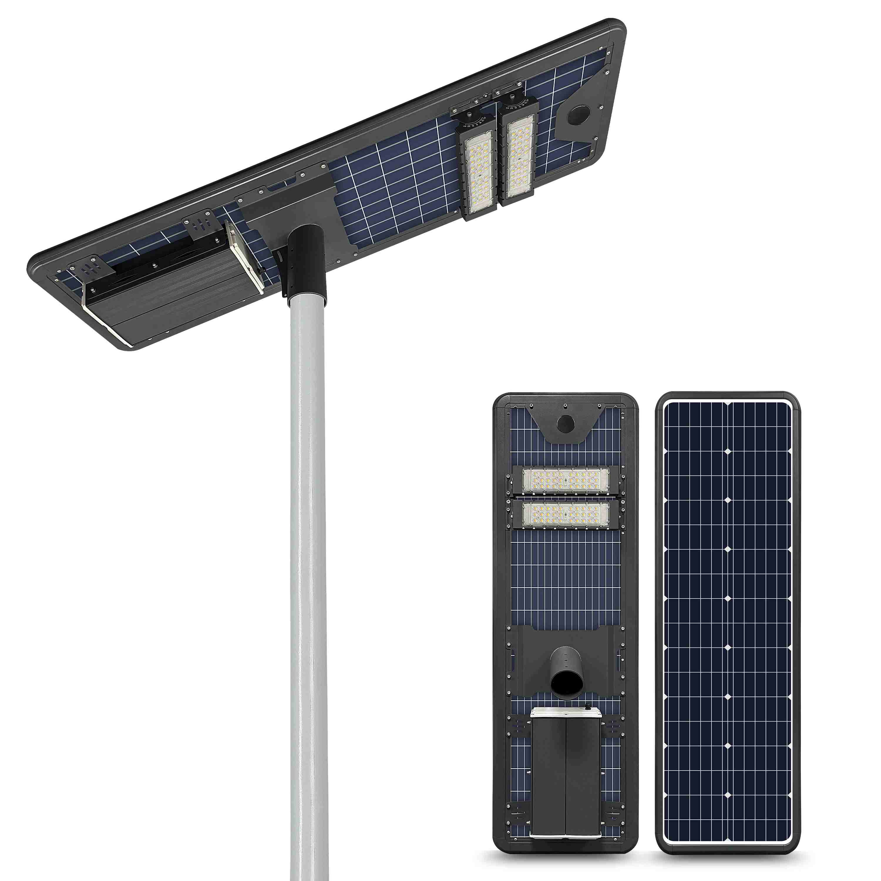 100W Iron Blood Warrior integrated solar street light shell kit