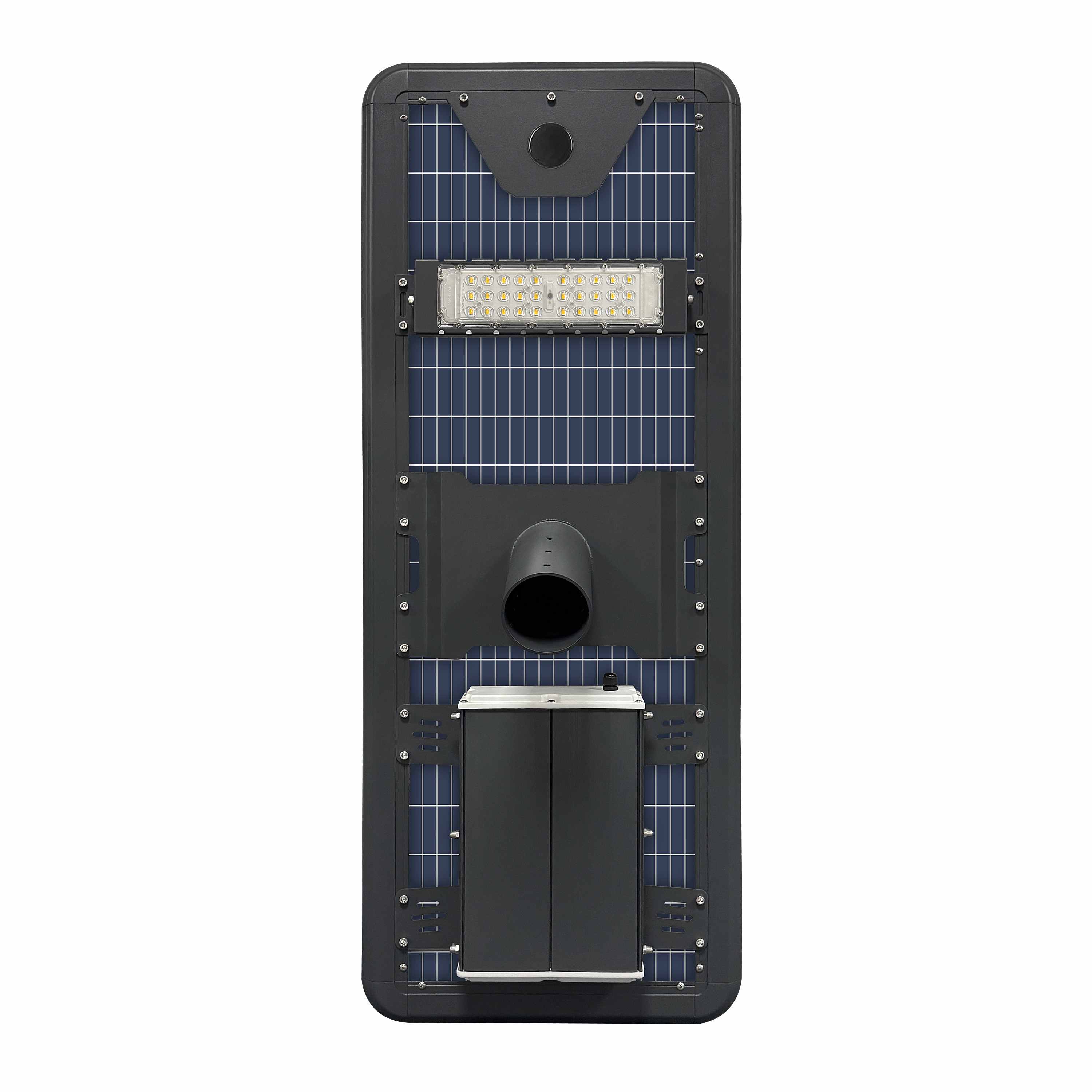 80W Iron Blood Warrior integrated solar street light shell kit