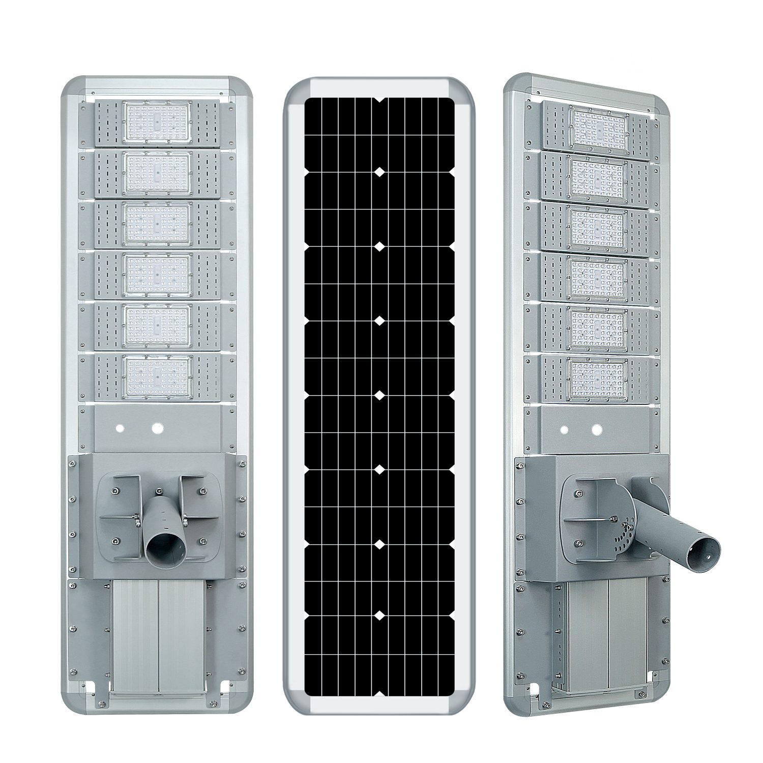 115W Solar Street Light Aluminum Alloy Housing Kit